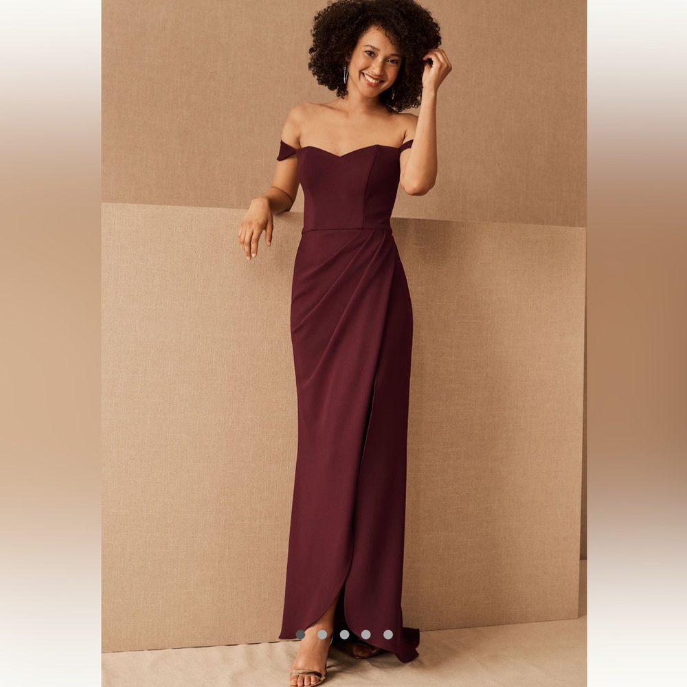 BHLDN Rossi Crepe Maxi Dress